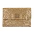 Anya Hindmarch Valorie Glitter Clutch, front view